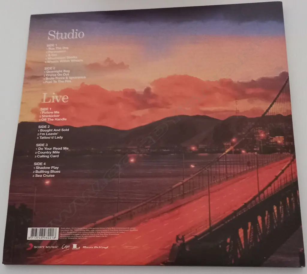 Rory Gallagher, Notes From San Francisco, (Triple Album) Image 1++